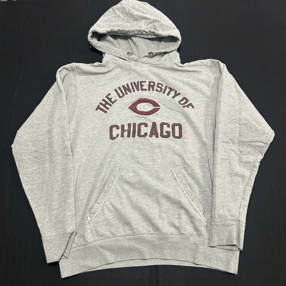 University Of Chicago Y2K Hoodie Sweatshirt Men's XL The League Grunge 2000s